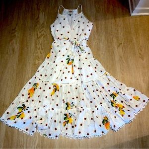 Farm Rio Cashew Midi Dress